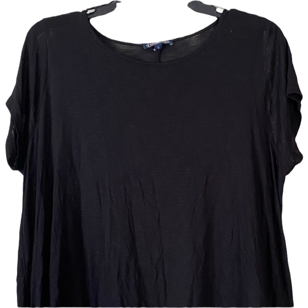 Freshman 1996 Black Lace Trim Top Size Small